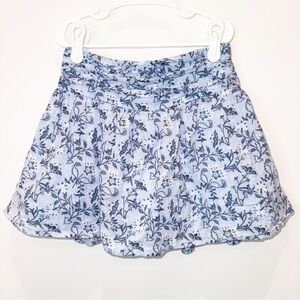 Girl’s Abercrombie Kids Blue Floral Skort - SIZE 7/8
